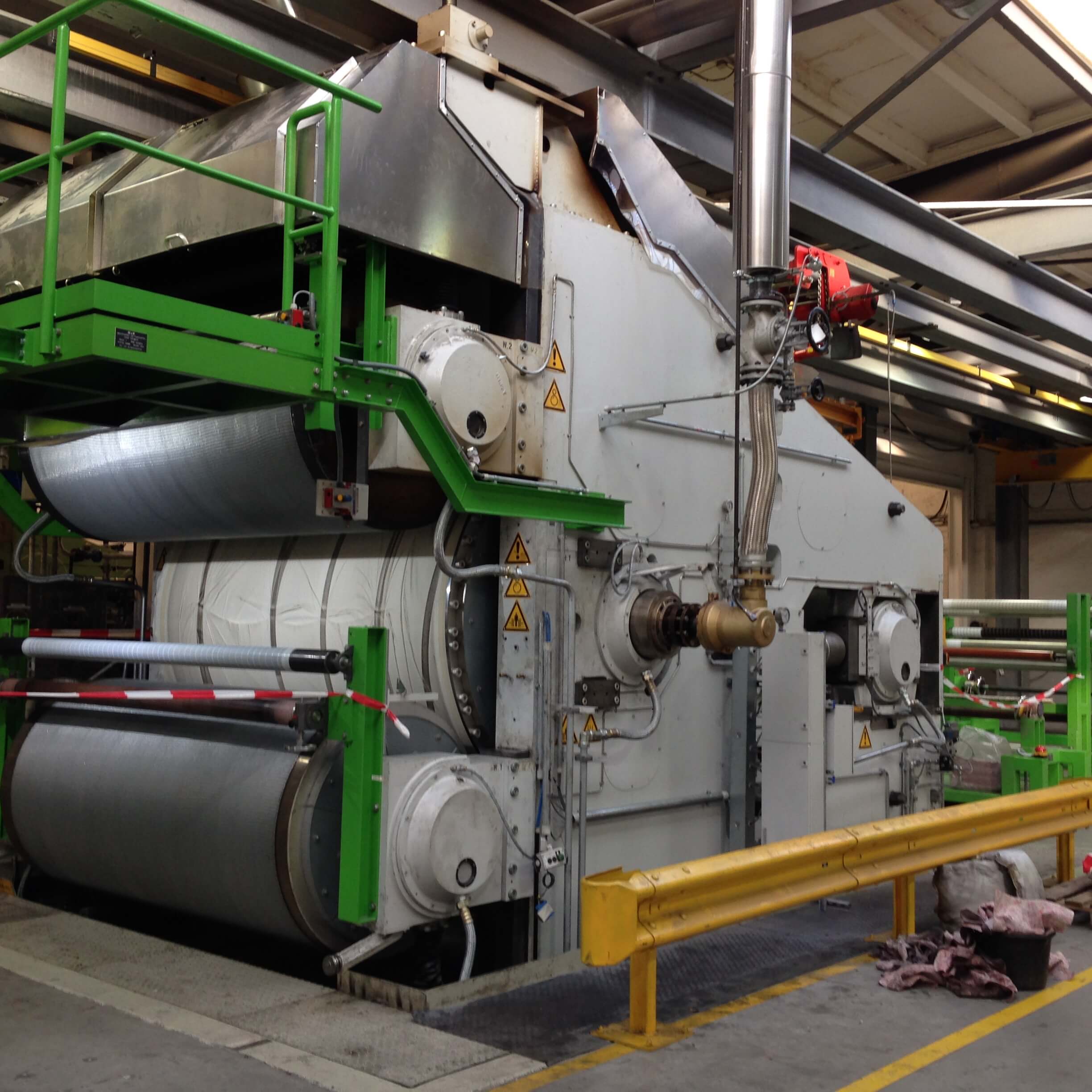 Rotationspresse mit Druckband Design I