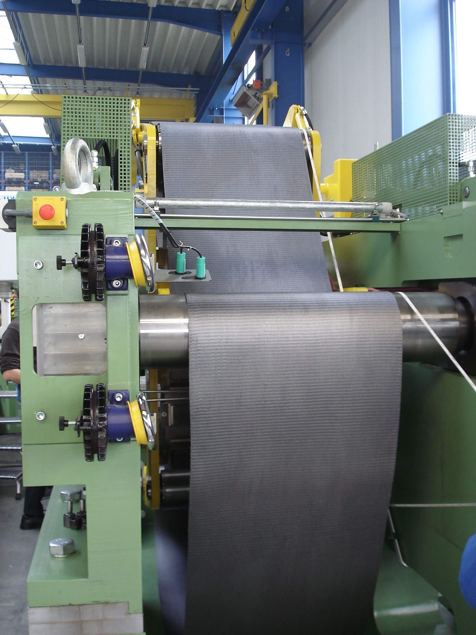 Druckband Design II während der Montage