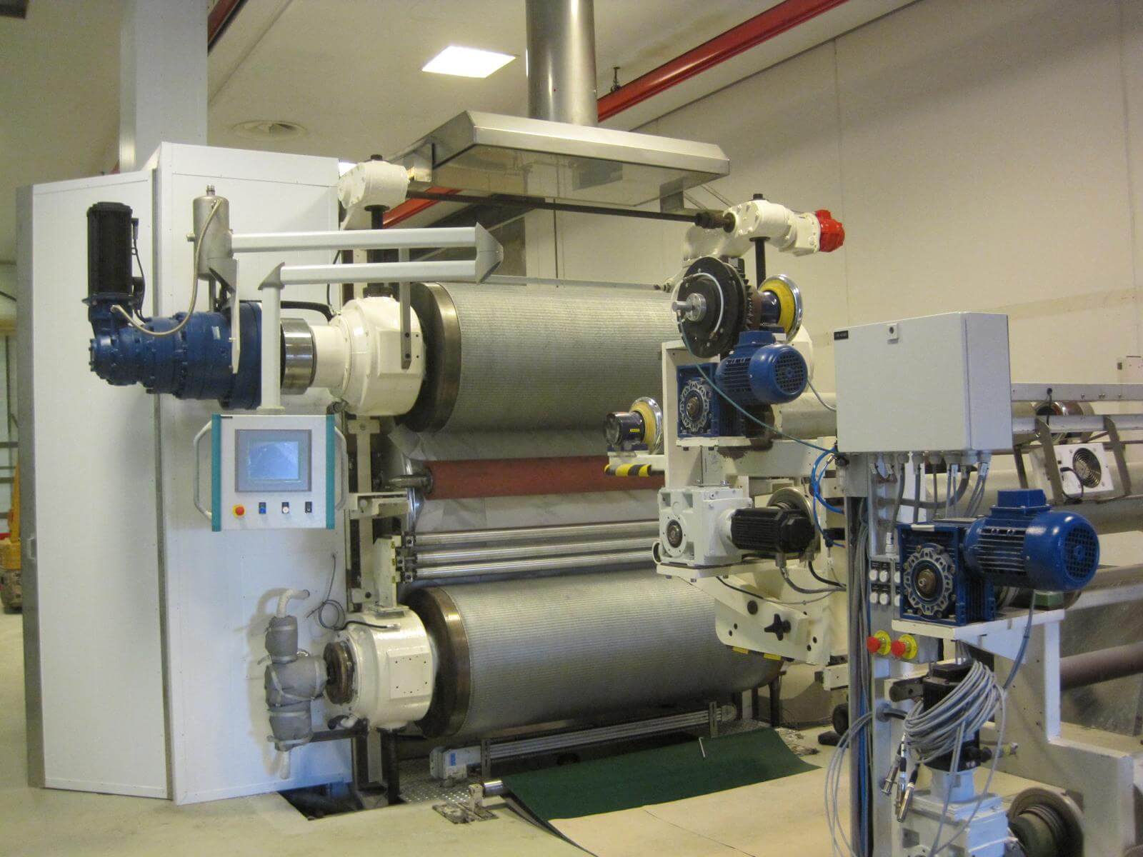 Rotationspresse mit Druckband Design I ohne Gummibelag